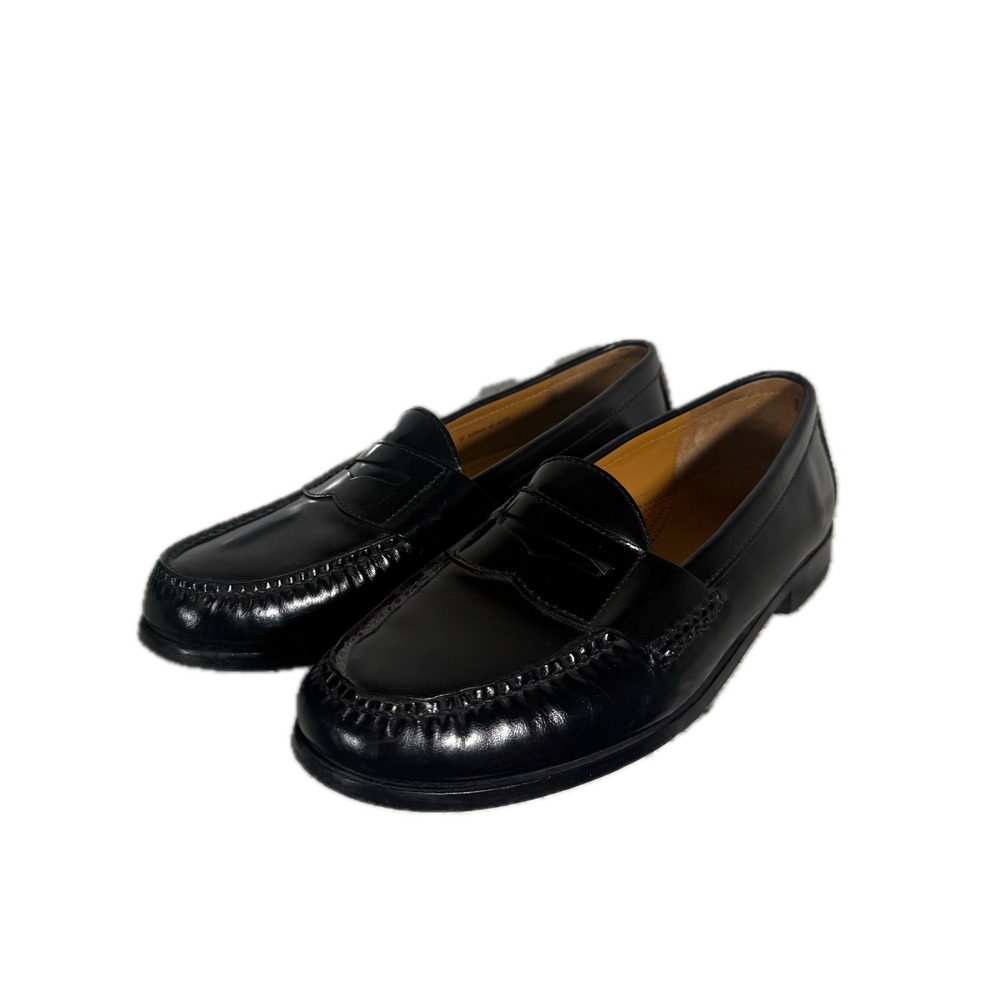 Cole Haan Pinch Men Black Leather Penny Loafers Dress Shoes C03503 Size 11 D